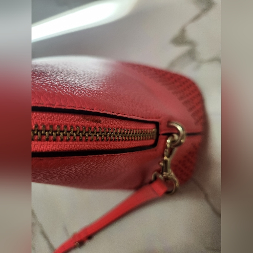 Kate Spade Carli Wakefield Lane 2 Way Done Satchel Crossbody In Coral Orange. - Picture 11 of 16